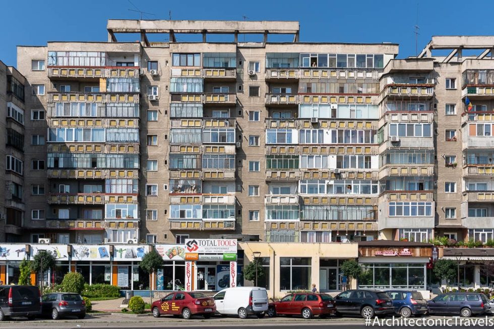 Bloc 43 apartment building in Deva, Romania Socialist architecture