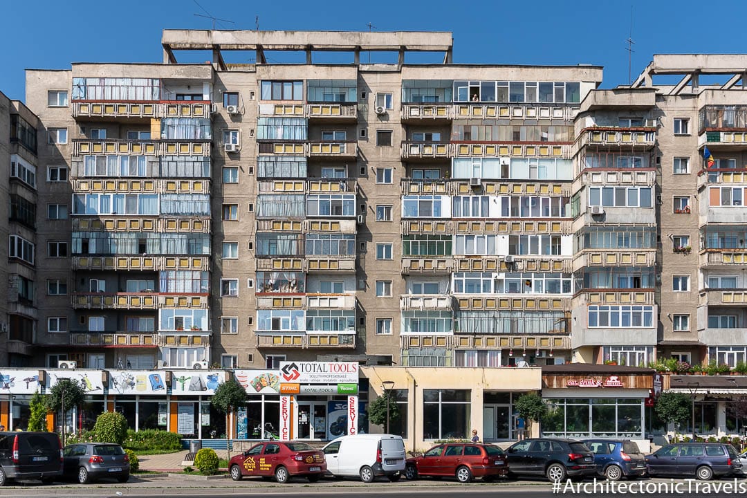 Bloc 43 in Deva, Romania | Modernist | Socialist architecture | former Eastern Bloc