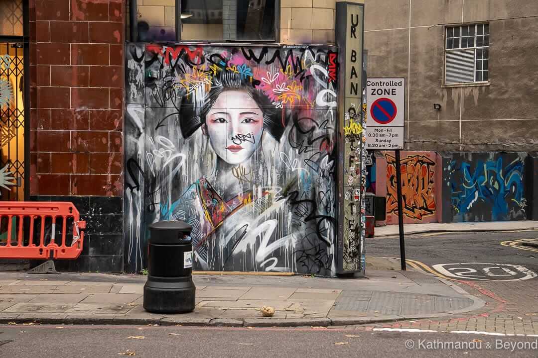 Dan Kitchener street art in Shoreditch London England-49