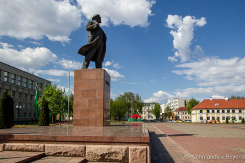 Monument to Vladimir Lenin in Grodno (Hrodna), Belarus