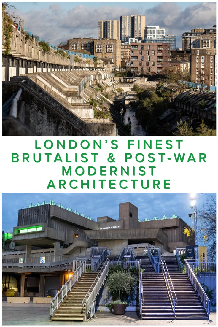 London's best brutalist and modernist buildings #architecture #travel #england #UK