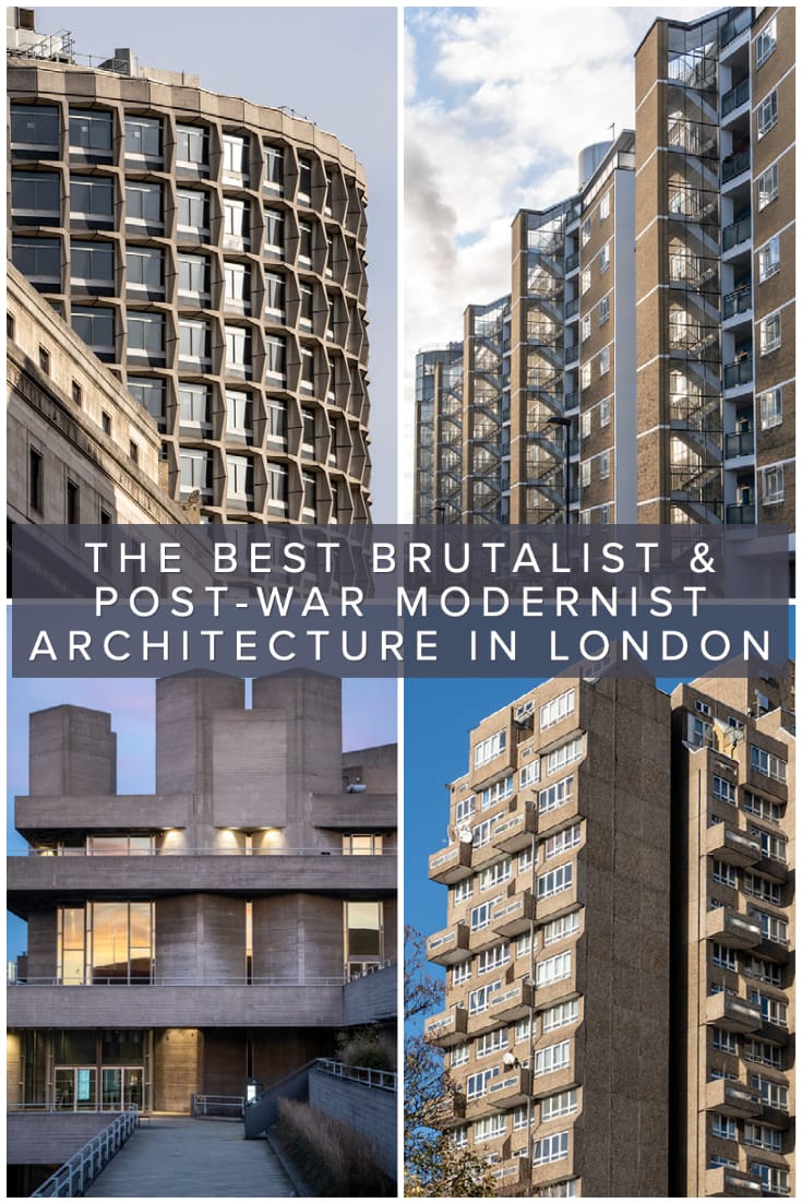 London’s finest brutalist and post-war modernist architecture #barbican #UK #england