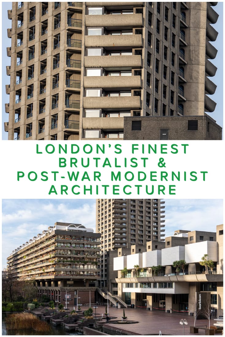 London’s finest brutalist and post-war modernist architecture #barbican #england #UK