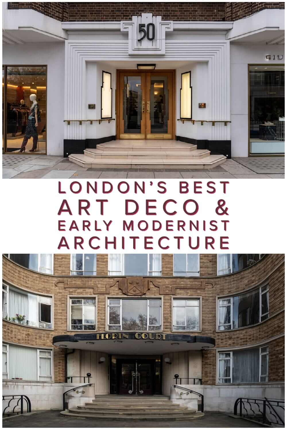 Photographs of London’s best Art Deco and early modernist architecture, a distinctive style that took off in Britain in the 1920s and 1930s #England #UK