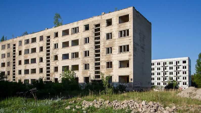 Abandoned Latvia the secret Soviet town of Irbene