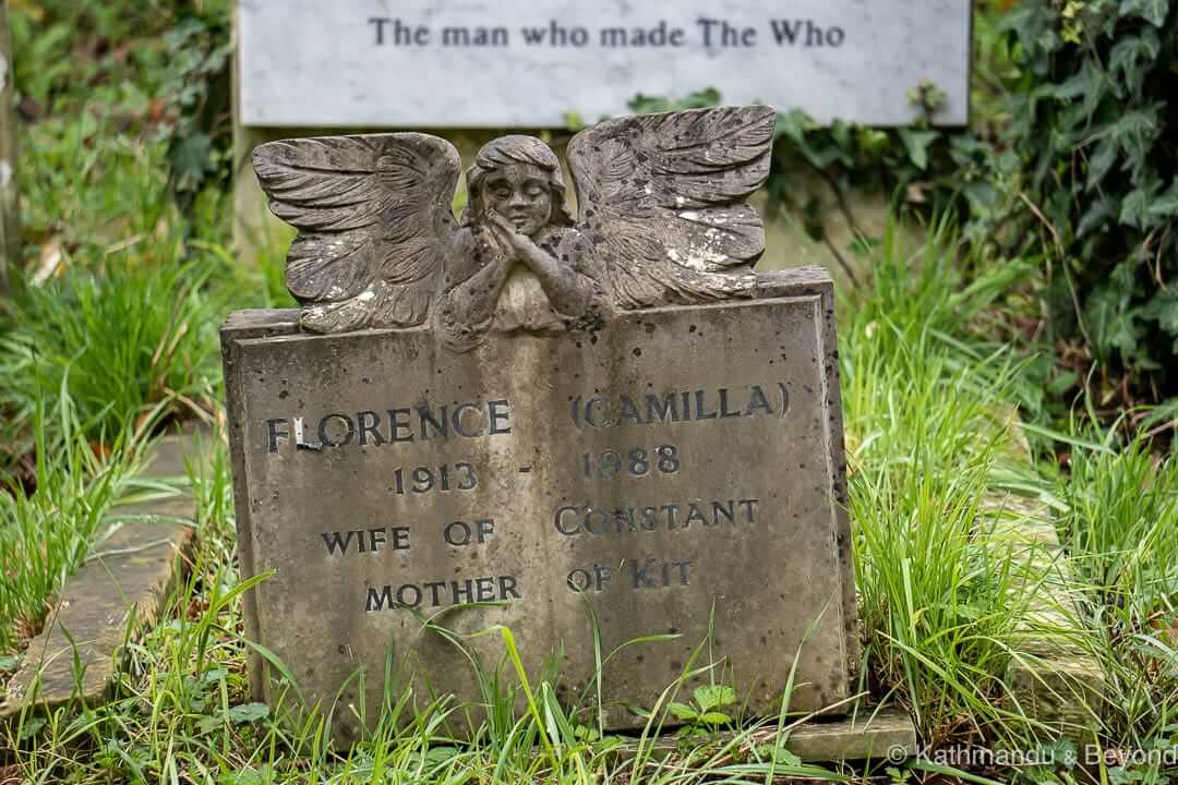 Kit Lambert mother Brompton Cemetery London England-8