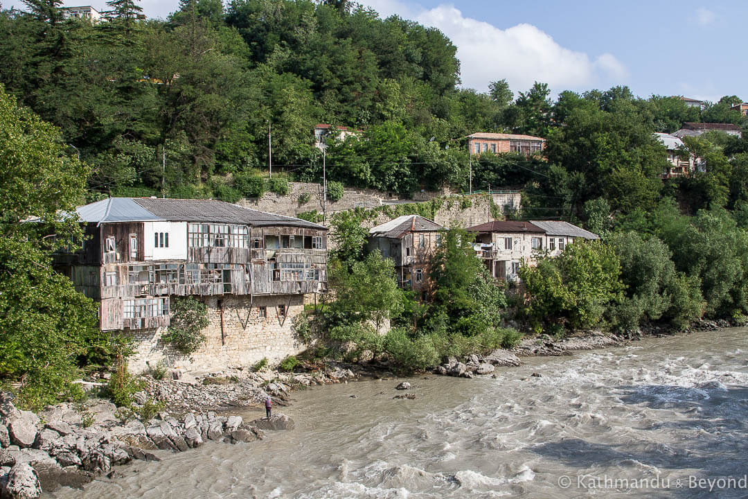 Rioni River Kutaisi Georgia_