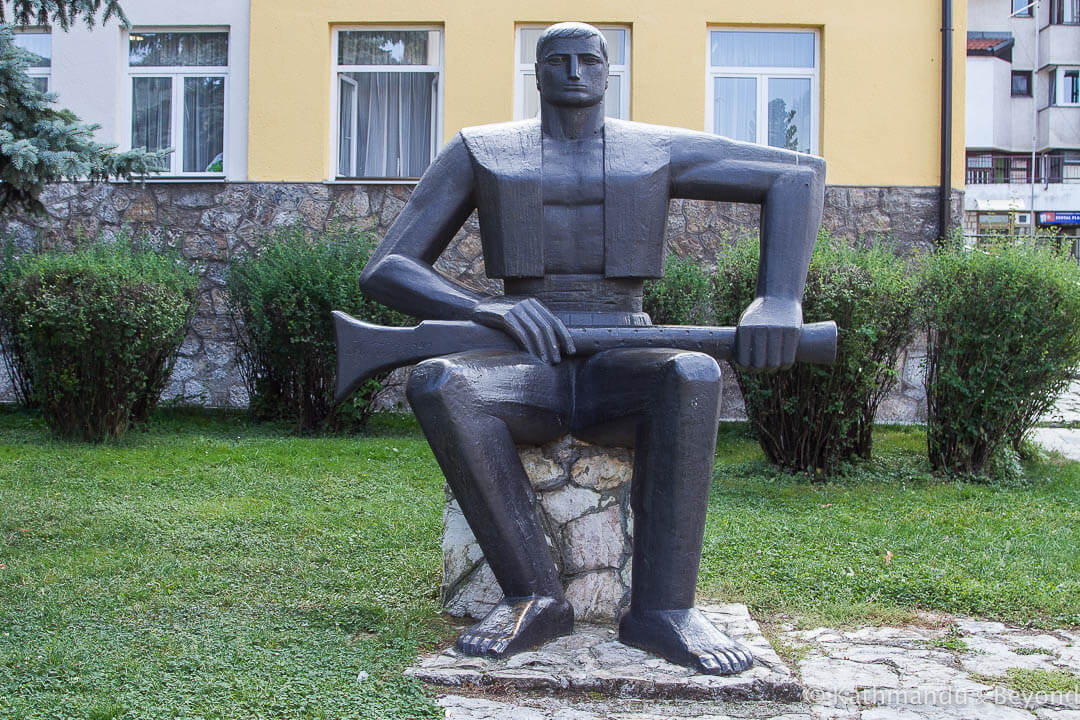 Monument to the Foca Youth Company Foca Bosnia and Herzegovina