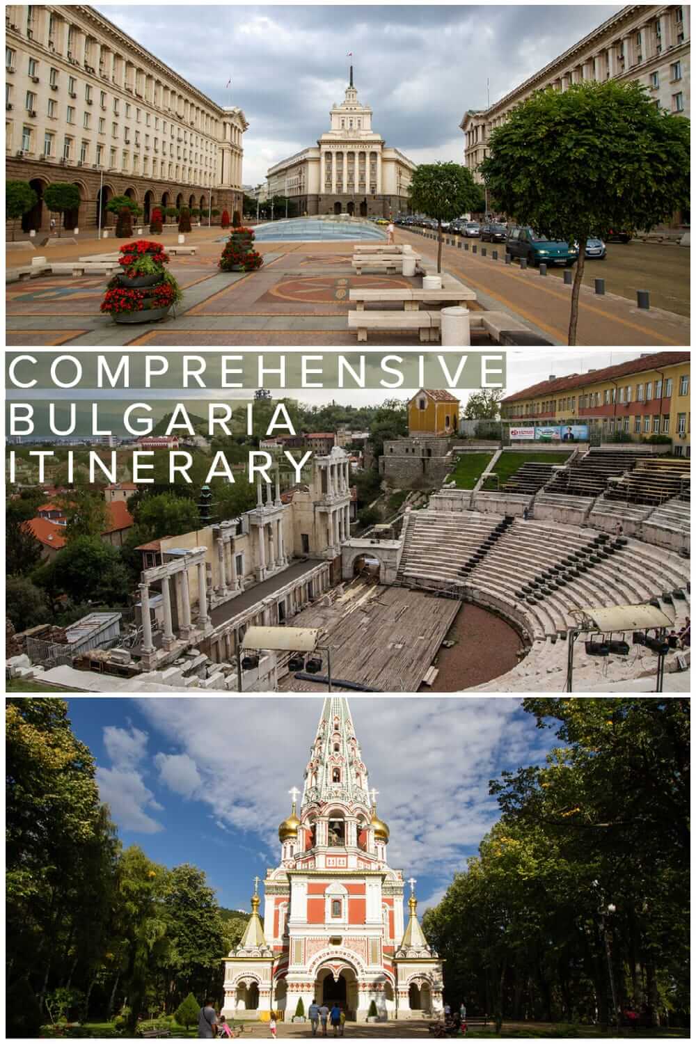 Comprehensive Bulgaria itinerary for backpackers and independent travellers to Bulgaria. What to see in Bulgaria in a 2 to 3 weeks #travel #backpacking #travelplanning #Balkans #europe