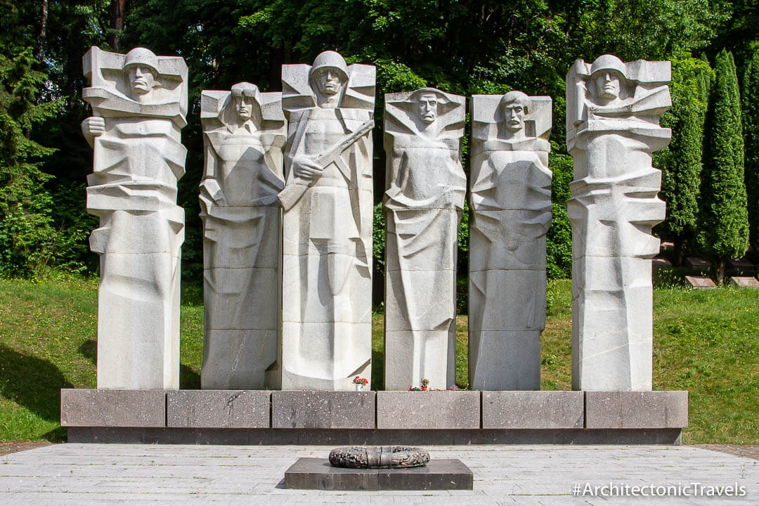 Memorial of Red Army soldiers Antakalnis Cemetery Vilnius Lithuania-40
