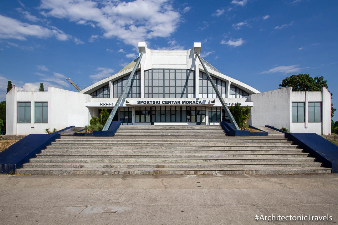 Morača Sports Centre in Podgorica, Montenegro | Modernist | Socialist architecture | former Yugoslavia