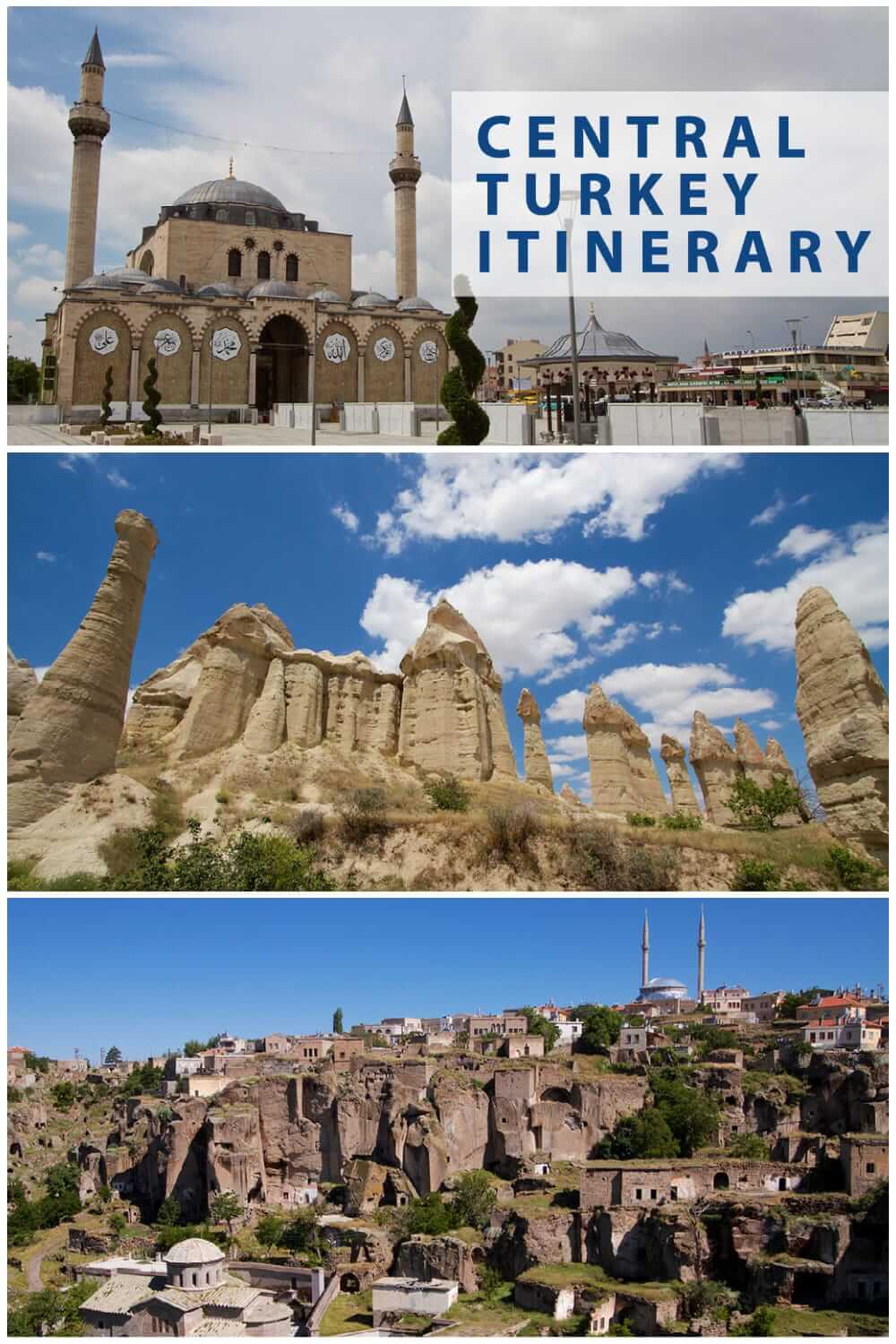 Central Turkey itinerary from Antalya to Ankara for backpackers and independent travellers #travel #backpacking #travelplanning #europe #turkey
