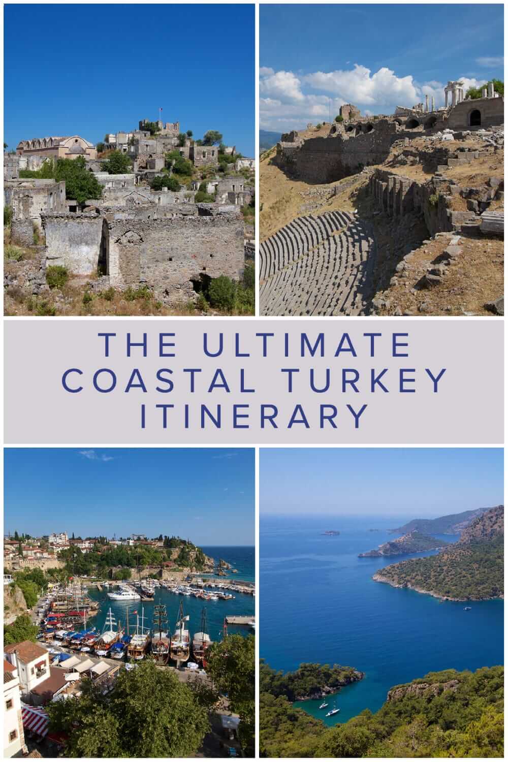 Coastal Turkey itinerary from Istanbul to Antalya along the Turquoise Coast for backpackers and independent travellers #travel #travelplanning #europe