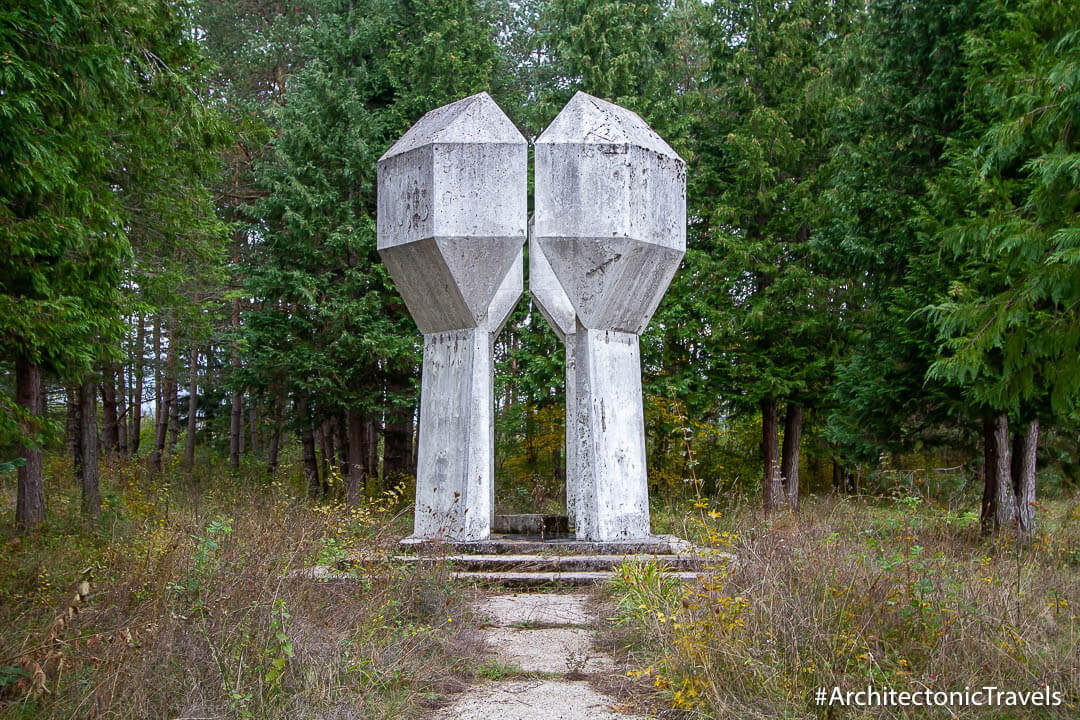 Monument to the Vođenica Company in Vođenica, Bosnia & Herzegovina | Spomenik | Socialist monument | former Yugoslavia