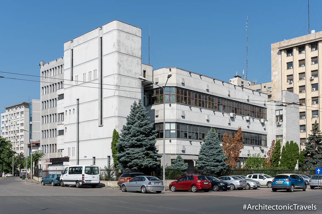 Romanian Railways Computing Centre in Bucharest, Romania | Modernist | Socialist architecture | former Eastern Bloc