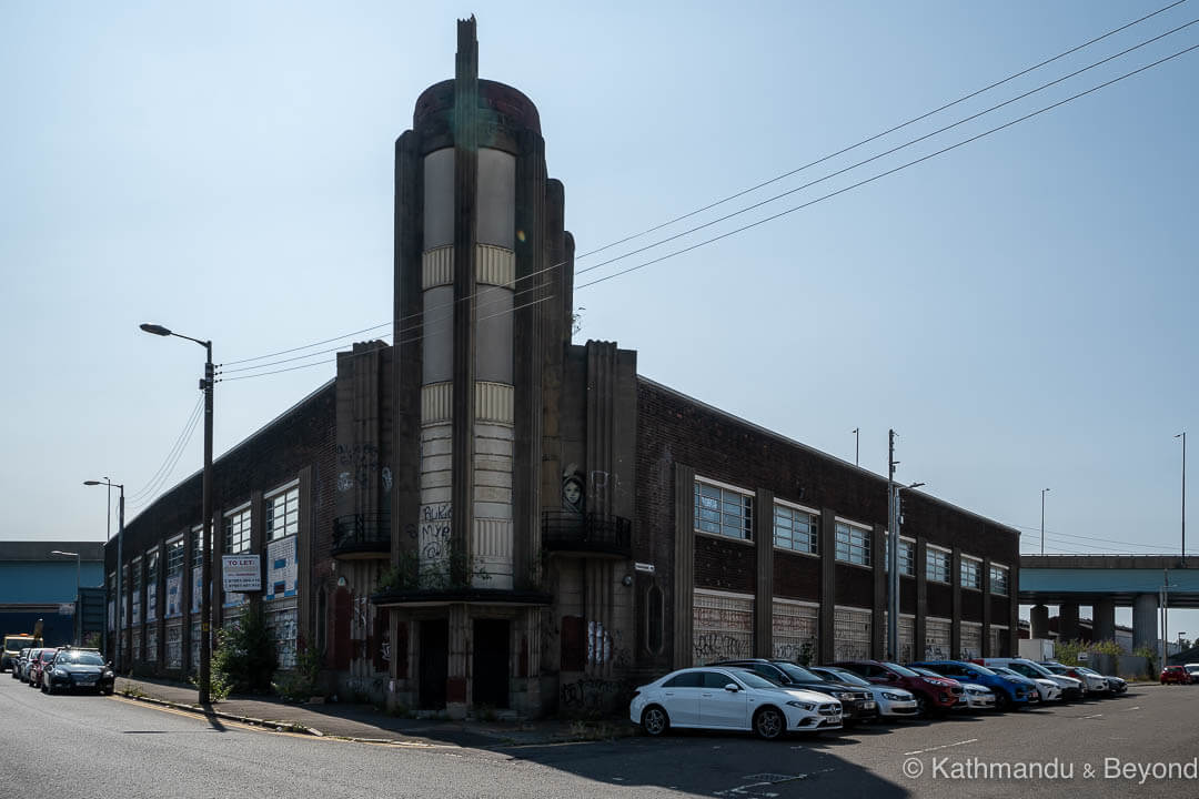 Former Leyland Motor Company building Glasgow Scotland-6