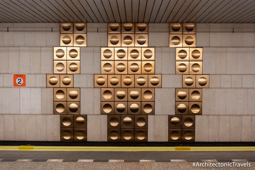 Haje Metro Station Prague Czech Republic