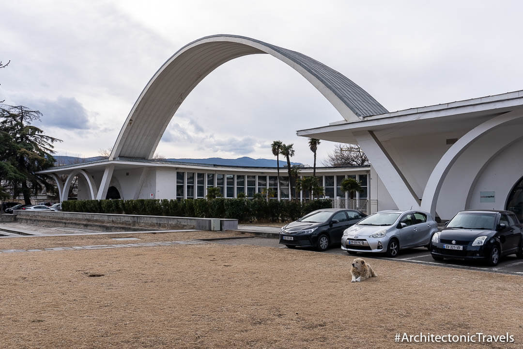 Expo Georgia Main Building (formerly VDNKH Exhibition Centre) in Tbilisi, Georgia | Modernist | Soviet architecture | former USSR