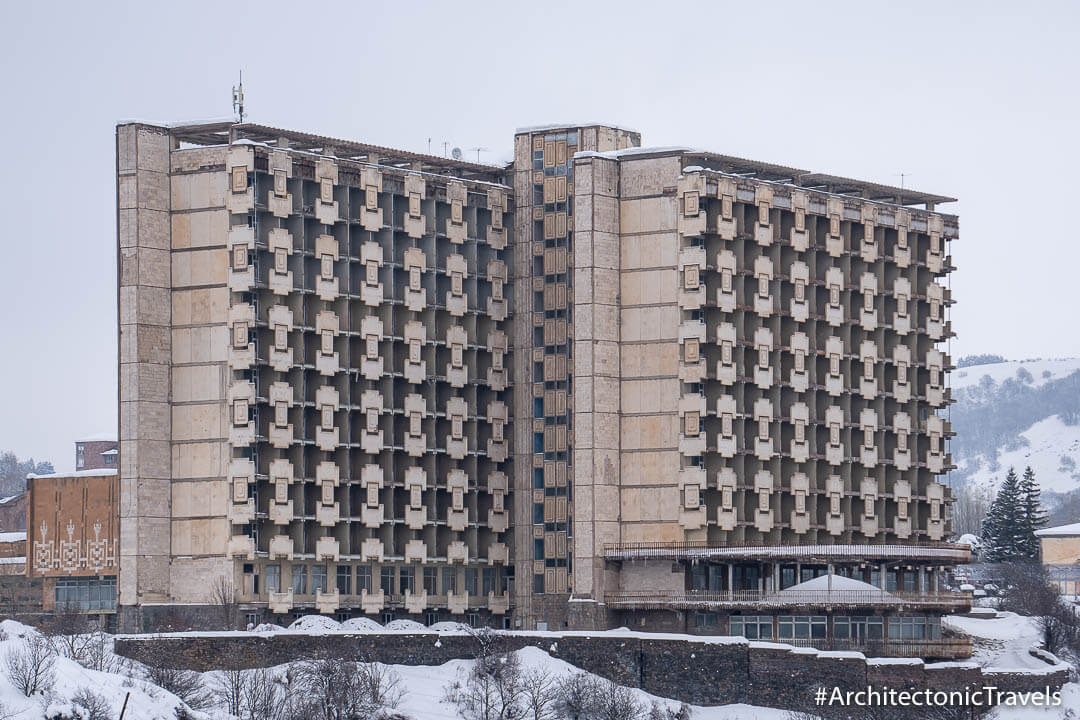 Gladzor Spa Hotel (former Gladzor Sanatorium) in Jermuk Armenia | Modernist | Soviet architecture | former USSR