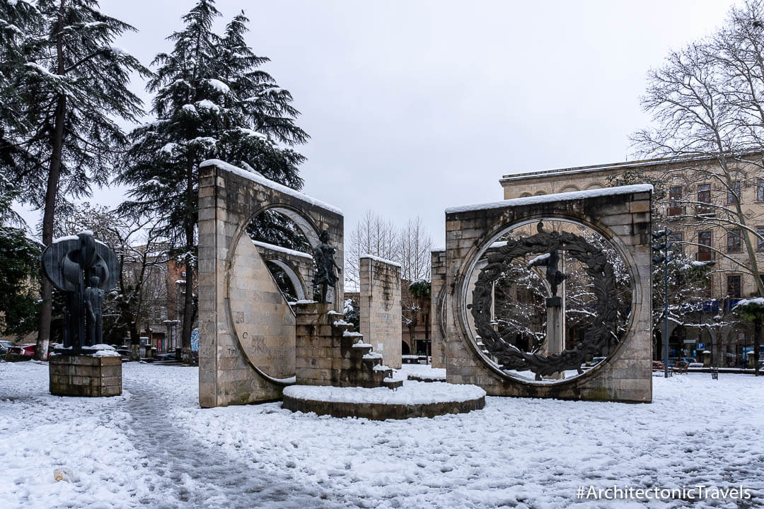 Glory to Labour Monument in Kutaisi, Georgia | Soviet monument | former USSR