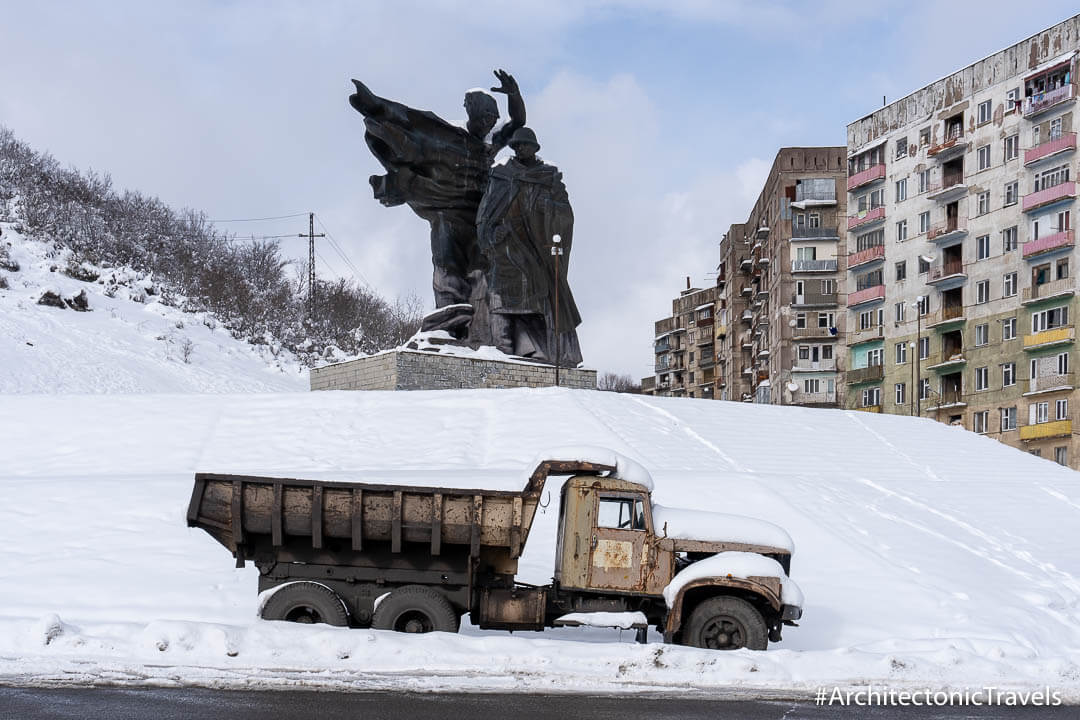 Memorial to the Great Patriotic War in Chiatura, Georgia | War memorial | Soviet memorial | former USSR