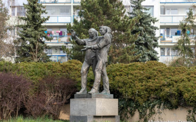 Monument to cosmonauts Vladimír Remek and Alexei Gubarev