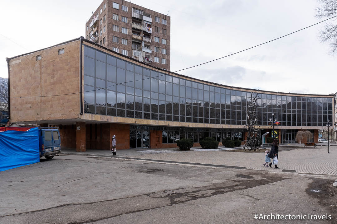 Museum of Fine Arts in Vanadzor, Armenia | Modernist | Soviet architecture | former USSR