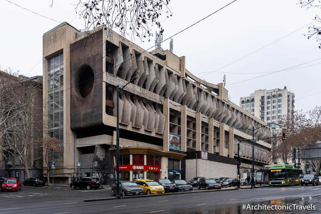 National Scientific Library in Tbilisi, Georgia | Modernist | Soviet architecture | former USSR