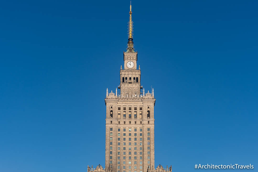 Palace of Science and Culture in Warsaw, Poland | Stalinist Empire style | Communist architecture | former Eastern Bloc