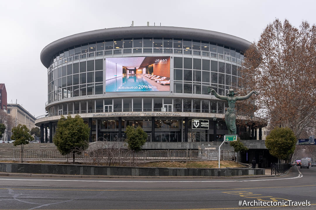 Tbilisi Concert Hall (State Philharmonic) in Tbilisi, Georgia | Modernist | Soviet architecture | former USSR