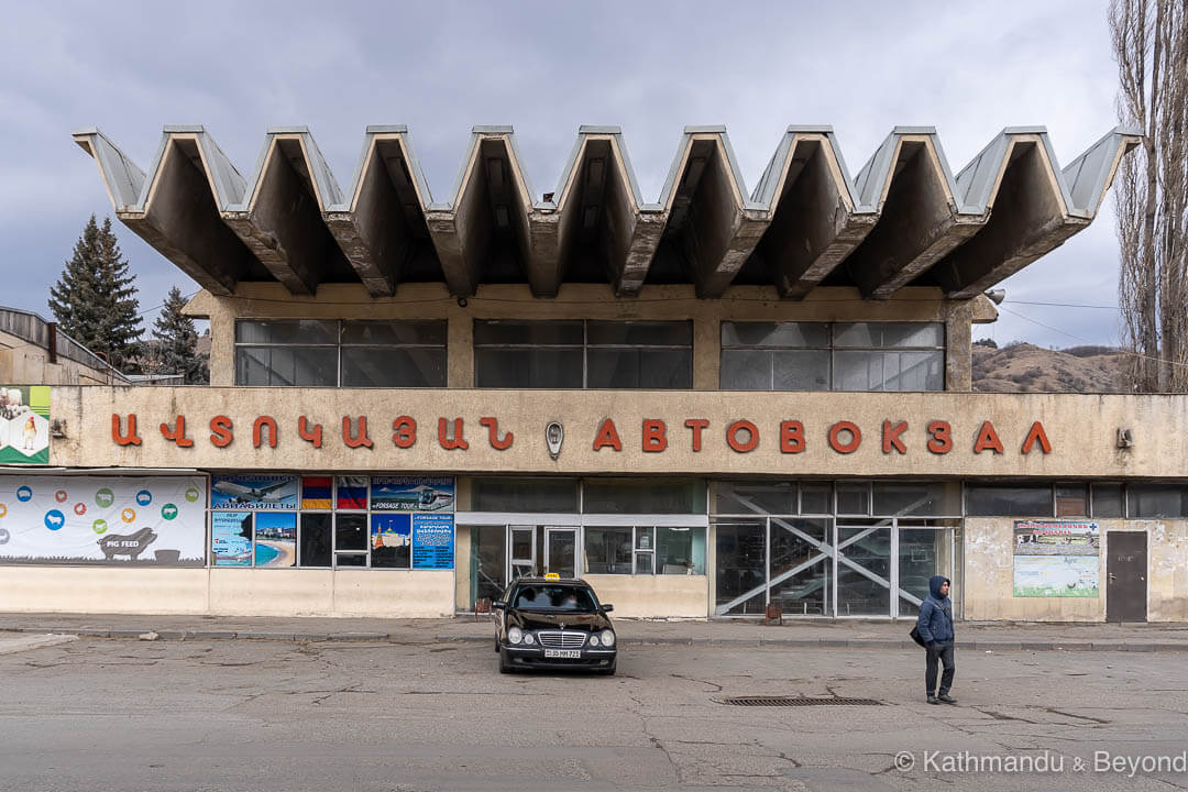 Bus Station in Vanadzor, Armenia | Modernist | Soviet architecture | former USSR