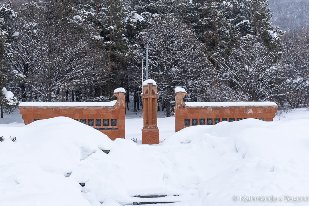 Memorial to the Victims of the Nagorno-Karabakh War Jermuk Armenia