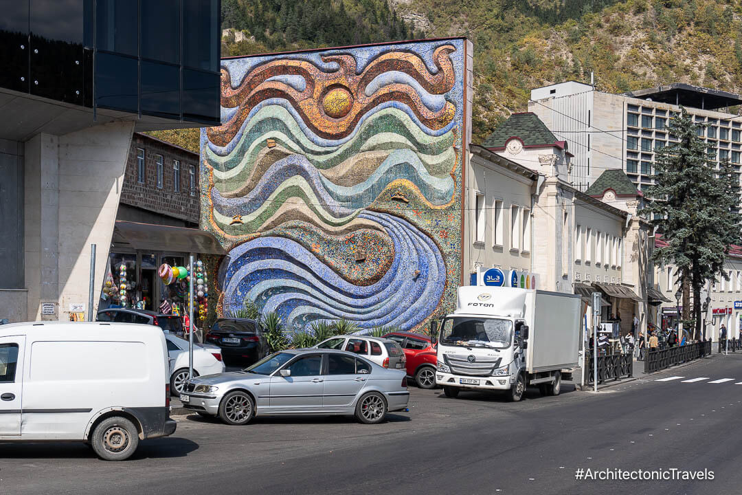 Decorative Facade Borjomi Georgia SEP23-2