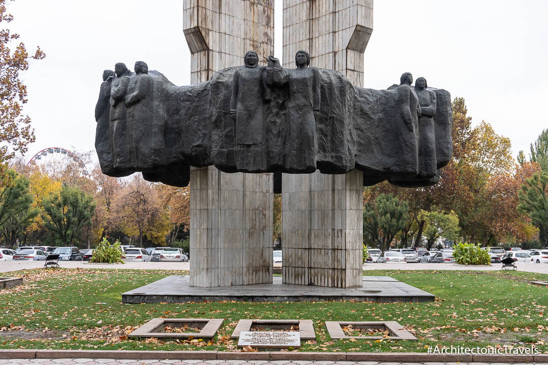 People's Friendship Monument Bishkek Kyrgyzstan NOV23